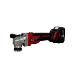 Trusă German Meister 4-în-1, 36V 6Ah, 2 Acumulatori, Rotopercutor SDS+ 26mm, Flex Ø125mm, Bormașină Brushless 80Nm, Pistol Impact 380Nm, Valiză - imagine 9