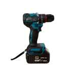 Trusă German Meister 4-în-1 Brushless, 36V 6Ah, 2 Acumulatori, Pistol Impact 380 Nm, Bormașină cu Percuție, Rotopercutor SDS-Plus 26 mm, Flex Ø125 mm, Valiză - imagine 8
