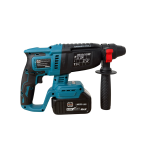 Trusă German Meister 4-în-1 Brushless, 36V 6Ah, 2 Acumulatori, Pistol Impact 380 Nm, Bormașină cu Percuție, Rotopercutor SDS-Plus 26 mm, Flex Ø125 mm, Valiză - imagine 6
