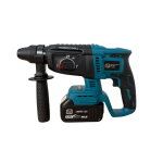 Trusă German Meister 4-în-1 Brushless, 36V 6Ah, 2 Acumulatori, Pistol Impact 380 Nm, Bormașină cu Percuție, Rotopercutor SDS-Plus 26 mm, Flex Ø125 mm, Valiză - imagine 5