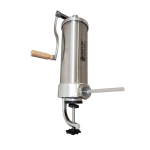 Mașină de Umplut Cârnați Craft-Tec Germany MX128, Verticală, 4 KG, Inox Integral, 5 Pâlnii Incluse, Prindere cu Menghină - imagine 3