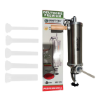 Mașină de Umplut Cârnați Craft-Tec Germany MX129, Verticală, 3 KG, Inox Integral, 5 Pâlnii Incluse, Prindere cu Menghină