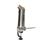 Mașină de Umplut Cârnați Craft-Tec Germany MX129, Verticală, 3 KG, Inox Integral, 5 Pâlnii Incluse, Prindere cu Menghină - imagine 3
